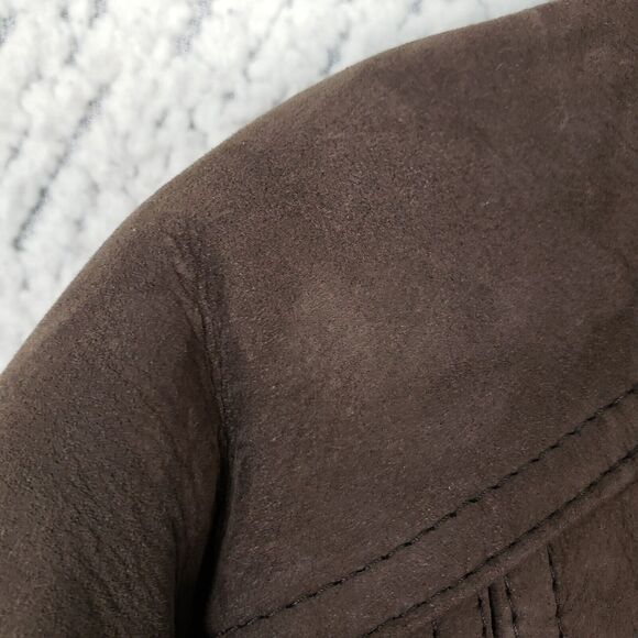 Vtg 100% Soft Leather Jacket Excelled Mens M Heavyweight Diamond Lined 46x26 - Picture 4 of 14